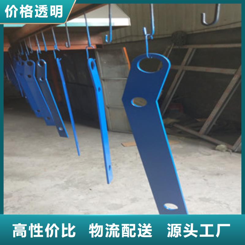 304不锈钢复合管护栏桥梁钢板立柱喷塑源厂定制